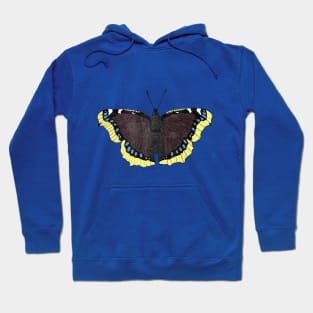 Mourning Cloak Butterfly Hoodie